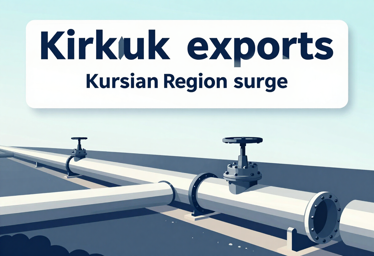 Kirkuk oil exports via Kurdistan Region pipeline surge to 250,000 barrels per day - کوردستان 24