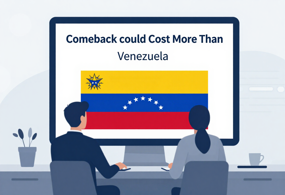 Venezuela’s Oil Comeback Could Cost More Than $100 Billion