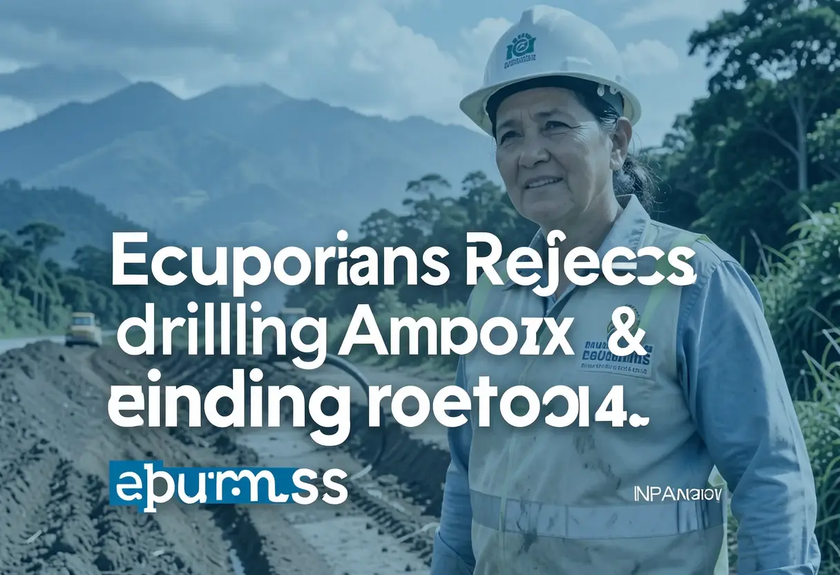Ecuadorians reject oil drilling in the Amazon, ending operations in a protected area - AP News