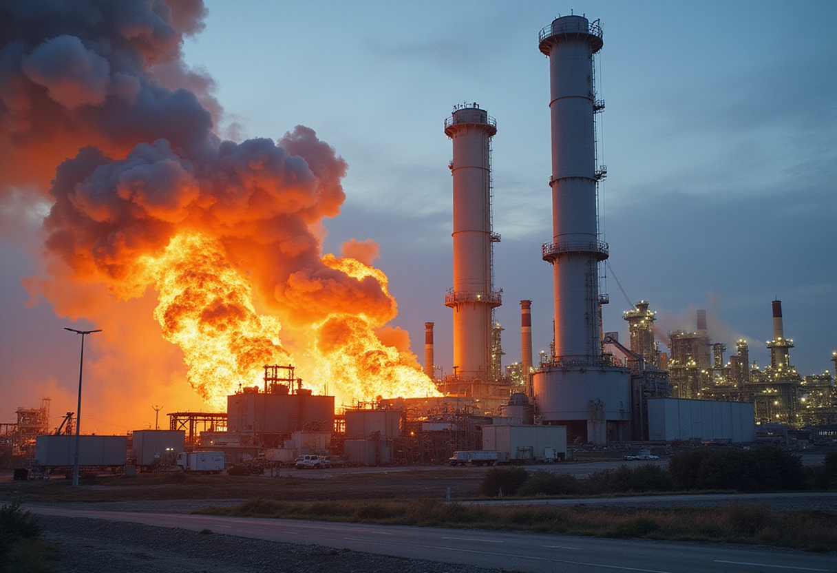 Blast at MRPL refinery sends loud boom across Mangaluru, thick smoke billows - The Times of India